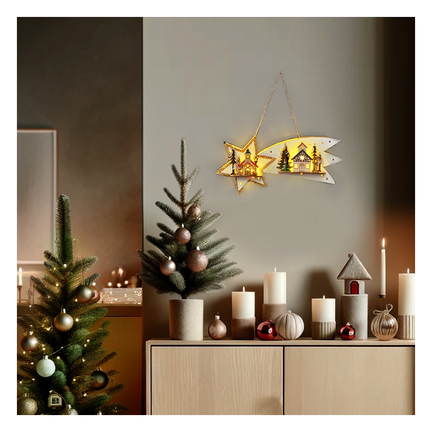 Brilagi - LED Weihnachtsdekoration LED/2xAA Komet