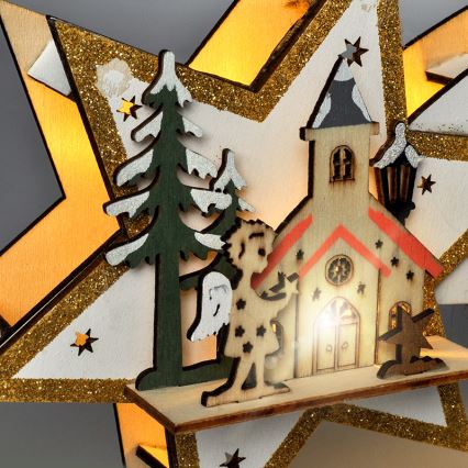 Brilagi - LED Weihnachtsdekoration LED/2xAA Komet