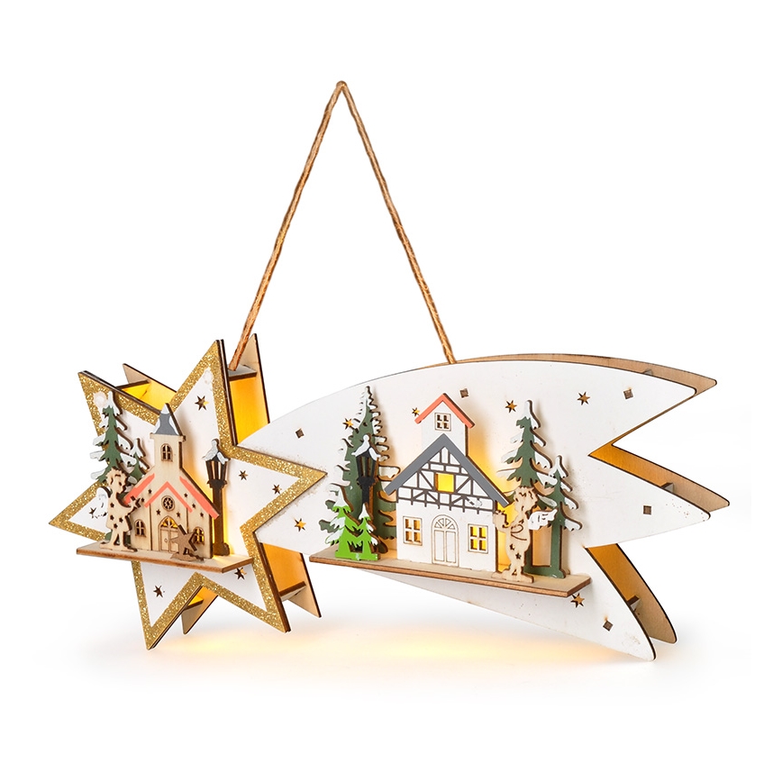 Brilagi - LED Weihnachtsdekoration LED/2xAA Komet