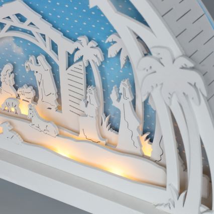 Brilagi - LED Weihnachtsdekoration LED/2xAA Krippe