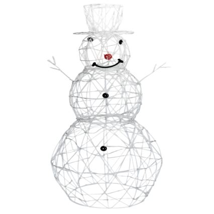 Brilagi - LED Weihnachtsdekoration für den Außenbereich 3,6W/31/230V 2700K 120 cm IP44 Schneemann