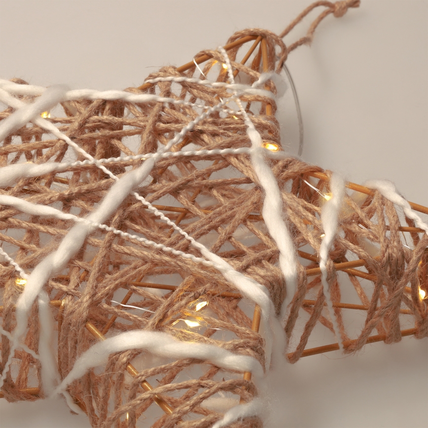 Brilagi - LED Weihnachtsdekoration LED/2xAA 30x28 cm Stern