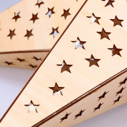 Brilagi - LED-Weihnachtsdekoration LED/2xAA 59x55 cm Stern