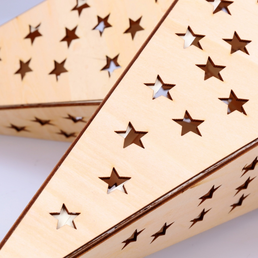 Brilagi - LED-Weihnachtsdekoration LED/2xAA 59x55 cm Stern