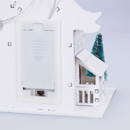 Brilagi - LED-Weihnachtsdekoration LED/2xAA Kirchenhäuschen