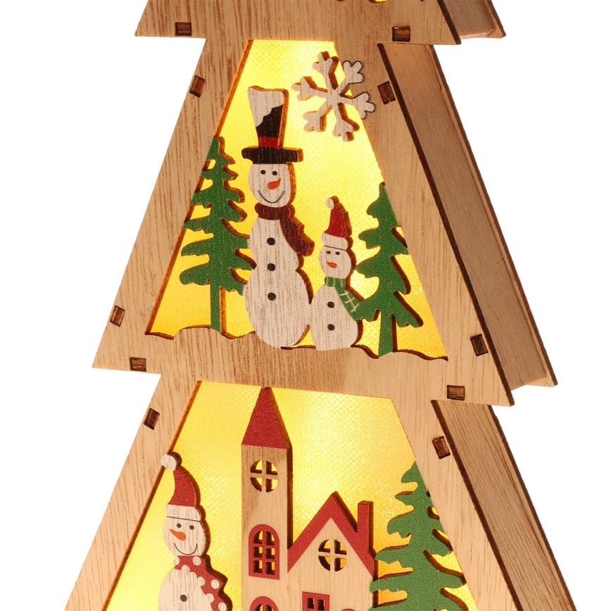 Brilagi - LED Weihnachtsdekoration LED/2xAA Tannenbaum