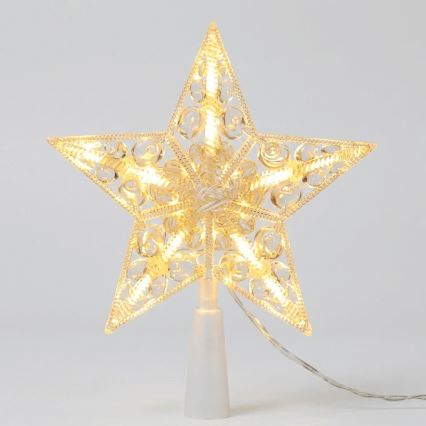 BRILAGI - LED-Weihnachtsdekoration LED/3xAA 21 cm Stern warmweiß