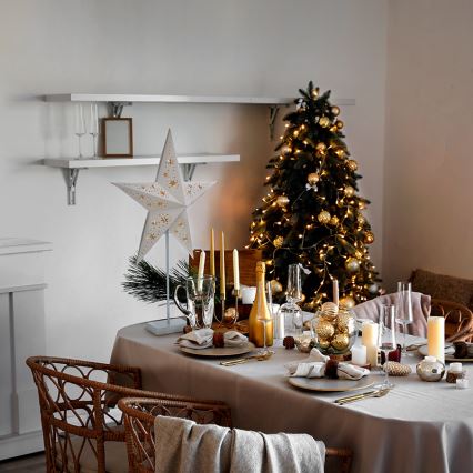 Brilagi - LED Weihnachtsdekoration LED/3xAA 66x45 cm Stern