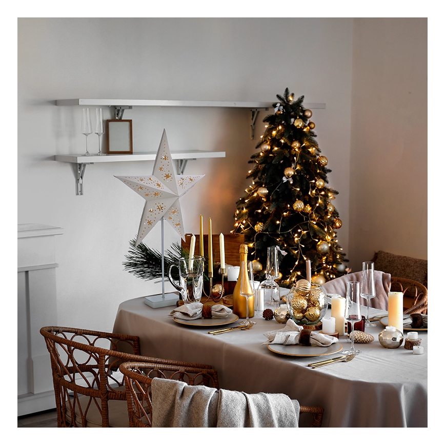 Brilagi - LED Weihnachtsdekoration LED/3xAA 66x45 cm Stern