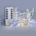 Brilagi - LED-Weihnachtskette für draußen 120xLED/8 Funktionen/3xAA 9,5m IP44 multicolor + Fernsteuerung