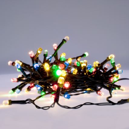 Brilagi - LED-Weihnachtskette für draußen 200xLED/2 Funktionen 25m IP44 multicolor