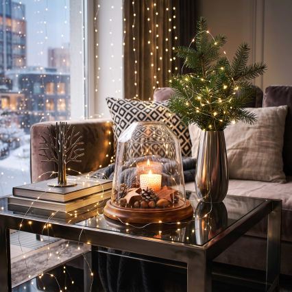 Brilagi - LED-Weihnachtslichterkette 100xLED/3xAA 10m warmweiß