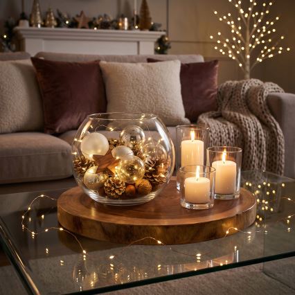 Brilagi - LED-Weihnachtslichterkette 100xLED/3xAA 10m warmweiß