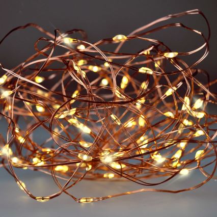 Brilagi - LED-Weihnachtslichterkette 100xLED/3xAA 10m warmweiß