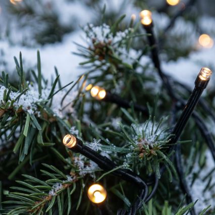 BRILAGI - LED-Weihnachtslichterkette für den Außenbereich, 200 LEDs, 9 m, IP44, warmweiß
