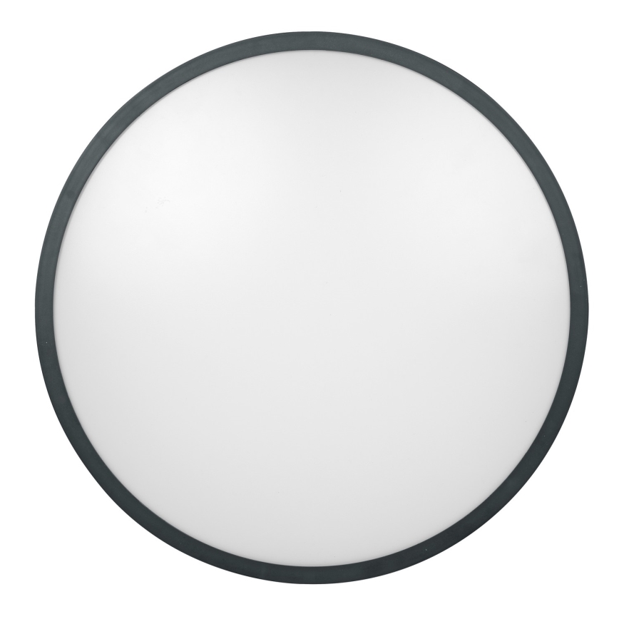 Brilagi - LED-Deckenleuchte für Badezimmer mit Sensor ZENNA LED/18 W/230 V Ø 29,5 cm IP44 anthrazit + Fernbedienung