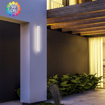 Brilagi - LED-Außenwandleuchte LINEAR LED/12 W/230 V 3000 K IP65 50 cm Weiß CRI 90