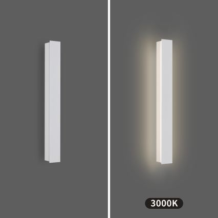 Brilagi - LED-Außenwandleuchte LINEAR LED/12 W/230 V 3000 K IP65 50 cm Weiß CRI 90
