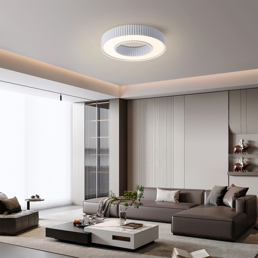 Brilagi - Dimmbare LED-Deckenleuchte LUMIX LED/48W/230V 3000-6000K weiß Ø 50 cm + Fernbedienung