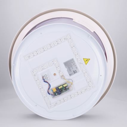 Brilagi - MATTEO dimmbare LED-Deckenleuchte LED/48W/230V 3000–6500K Ø 41 cm taupe + Fernbedienung