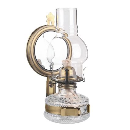 Brilagi - MERLIN Petroleumlampe Gold/Patina