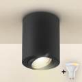 Brilagi - MIA LED RGBW Einbaustrahler, dimmbar, 1xGU10/30W/230V, 2700-6500K, Wi-Fi, 100x80 mm, schwarz