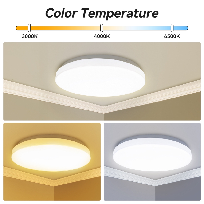 Brilagi - LED-dimmbare Deckenleuchte MILKY WAY LED/24W/230V 3000-6500K Ø 38 cm + Fernbedienung