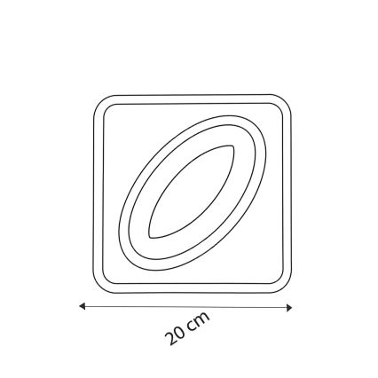 Brilagi - MODERN MINI LED Deckenleuchte, 32 W, 230 V, 3000/4000/6000 K
