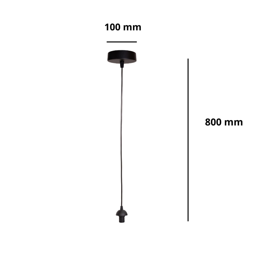 BRILAGI - Netzkabel PARTY 1xE14/60W/230V schwarz