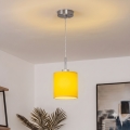 Brilagi - NUBILA LED-Pendelleuchte mit Kabel, 1x E27/60W/230V, Ø 14 cm, gelb
