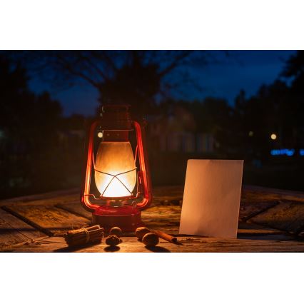 Brilagi – Öllampe LANTERN 31 cm rot