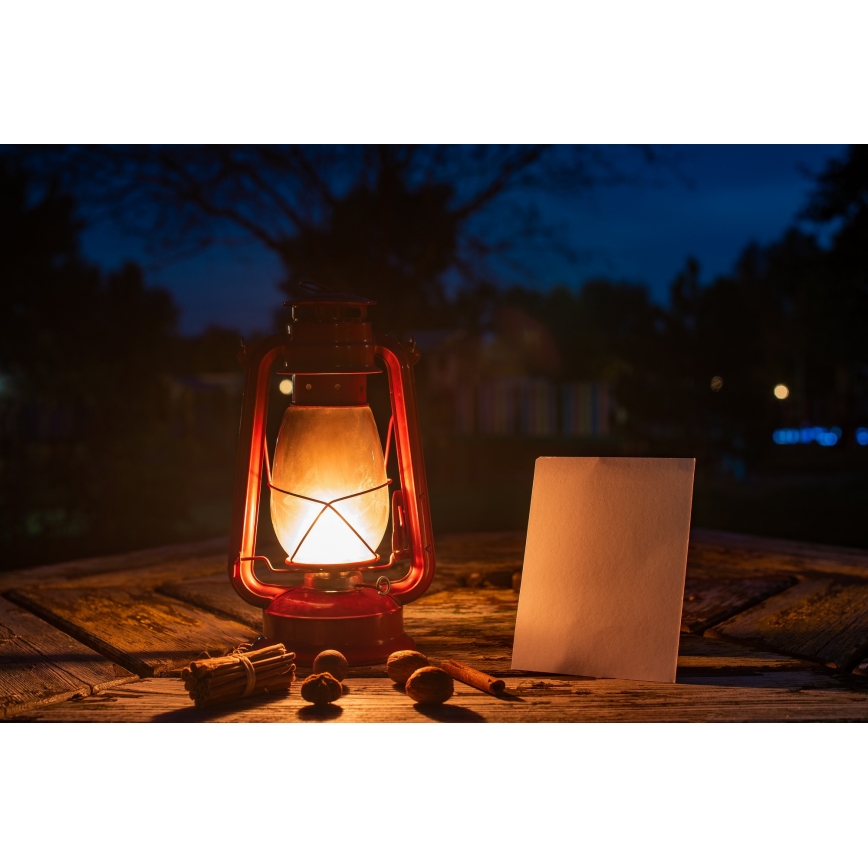 Brilagi – Öllampe LANTERN 31 cm rot