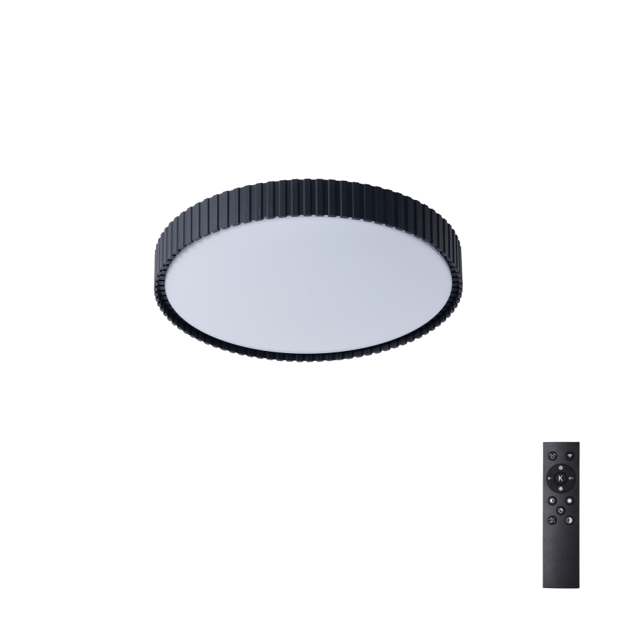 Brilagi - dimmbare LED-Deckenleuchte ORINO LED/54W/230V 3000-6000K schwarz Ø 43 cm + Fernbedienung