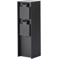 Brilagi - Outdoor-Steckdosensäule PILLAR 2Z SCHUKO 230V IP44 schwarz