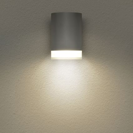 Brilagi - Outdoor-Wandleuchte MATERA 1xGU10/30W/230V grau IP54