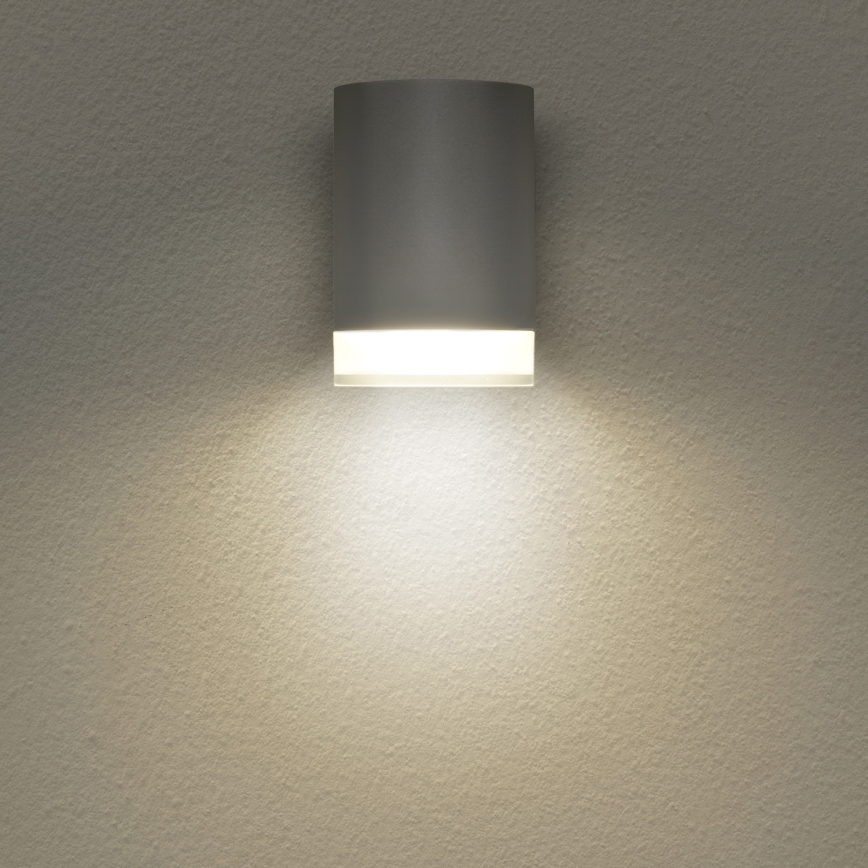 Brilagi - Outdoor-Wandleuchte MATERA 1xGU10/30W/230V grau IP54
