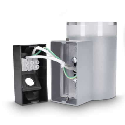 Brilagi - Outdoor-Wandleuchte MATERA 1xGU10/30W/230V grau IP54
