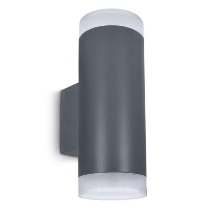 Brilagi - Outdoor-Wandleuchte MATERA 2xGU10/30W/230V anthrazit IP54