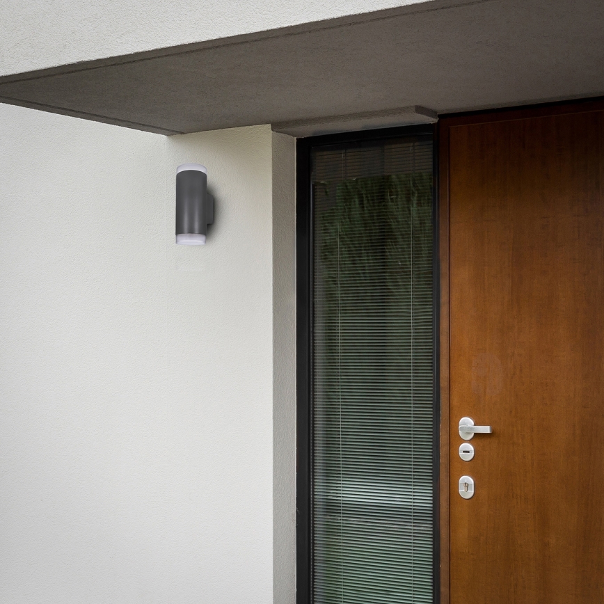 Brilagi - Outdoor-Wandleuchte MATERA 2xGU10/30W/230V anthrazit IP54