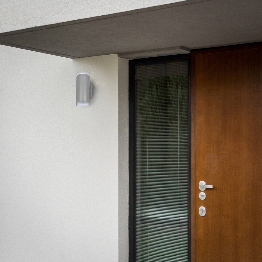 Brilagi - Outdoor-Wandleuchte MATERA 2xGU10/30W/230V grau IP54