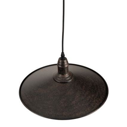 BRILAGI - Pendelleuchte an Drahtseil FORGE 1xE27/60W/230V Ø 36 cm, braun