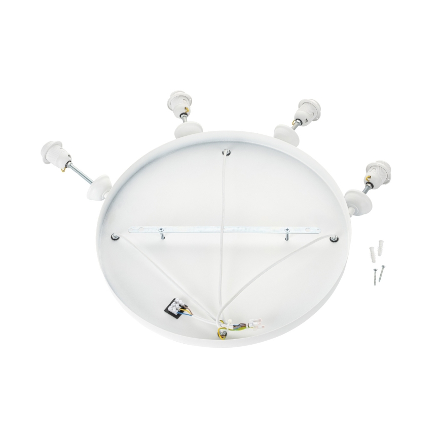 Brilagi - Pendelleuchte an Drahtseil WABI SABI 4xE27/40W/230V Ø 90 cm weiß