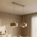 Brilagi - Pendelleuchte an Kabel 2xE27/60W/230V beige/gold