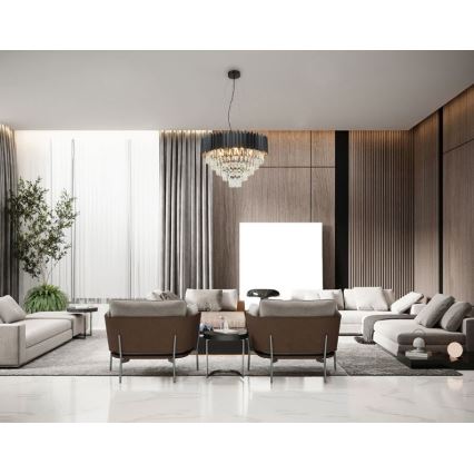 Brilagi - Pendelleuchte an Kabel CARLOS 9xE14/40W/230V Ø 60 cm