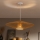 Brilagi - Pendelleuchte an Kabel CERIA BOHO 1xE27/40W/230V Ø 70 cm weiß/braun
