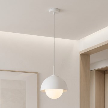 BRILAGI - Pendelleuchte an Kabel COSMO 1xE27/60W/230V Ø 18 cm weiß