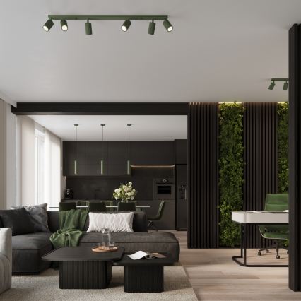 Brilagi - Pendelleuchte an Kabel CRESTO 1xGU10/10W/230V grün