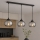 Brilagi - Pendelleuchte an Kabel DIOR 3xE27/60W/230V schwarz/rauchgrau