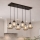 Brilagi - Pendelleuchte an Kabel DIOR 6xE27/60W/230V schwarz/rauchgrau