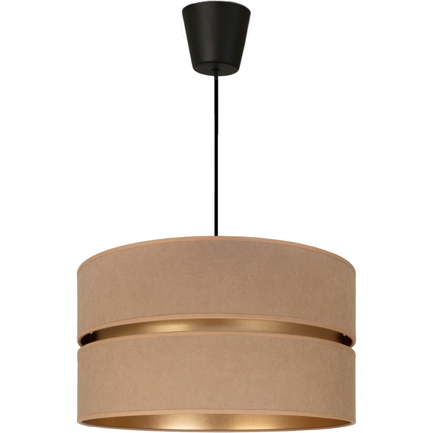 Brilagi - Pendelleuchte an Kabel DUO-DUO 1xE27/60W/230V Ø 40 cm beige/gold